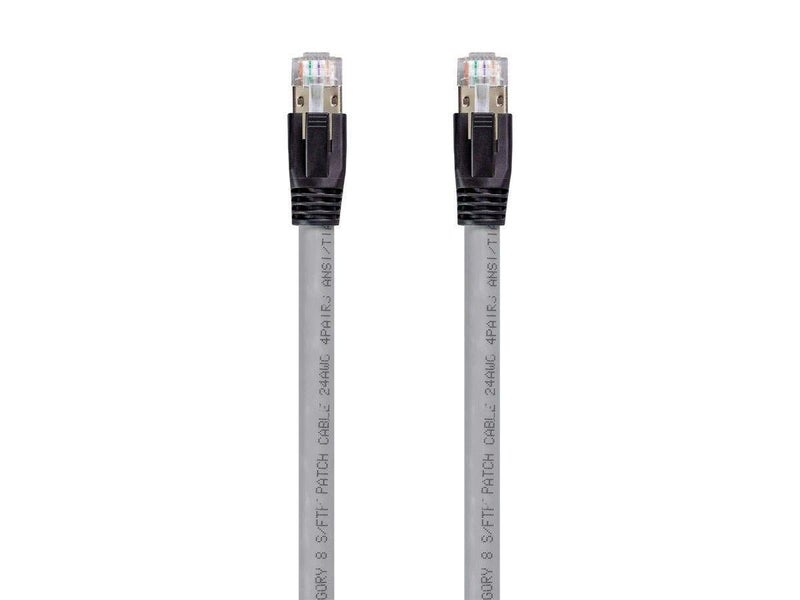 Monoprice 131097 Cat8 Ethernet Network Cable - 5 feet - Black | 2GHz, 40G, 24AWG, S/FTP - Entegrade Series - Image 5